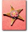 Скрапбукинг - Бумажная звезда из маленьких вееров